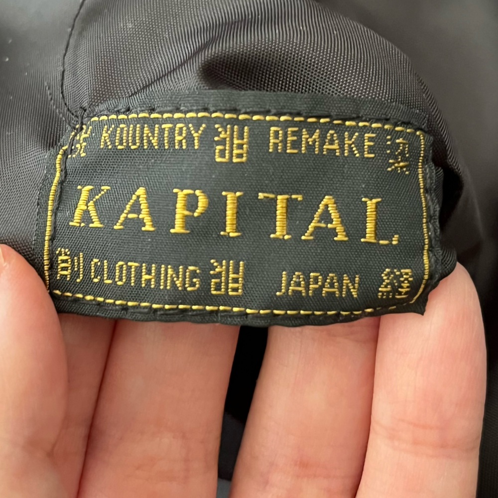 Kapital Bandana Paisley Print Reversible Nylon Keel Weaving Puffer Vest Size 1 - Picture 12 of 14